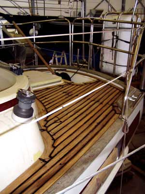 Foto van het achterdek